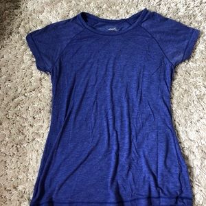 Soft blue athletic shirt